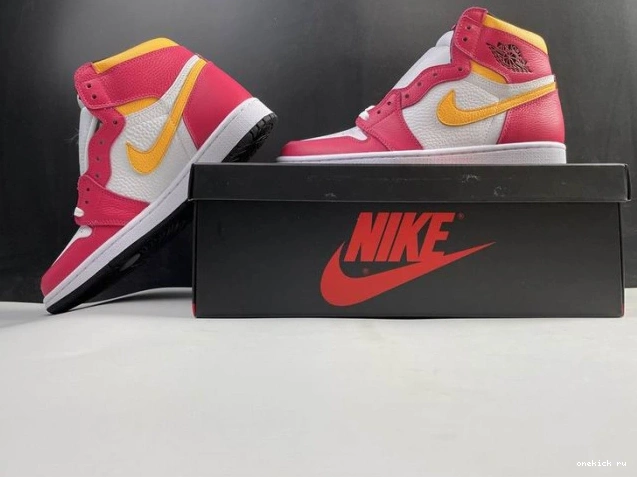 Chep Onekick Air Jordan High Red OGLight Fusion 555088-603 1 0709